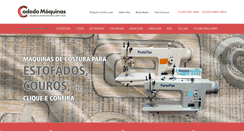 Desktop Screenshot of cadedomaquinas.com.br